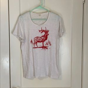 J. Crew reindeer tshirt
